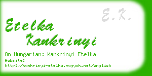 etelka kankrinyi business card